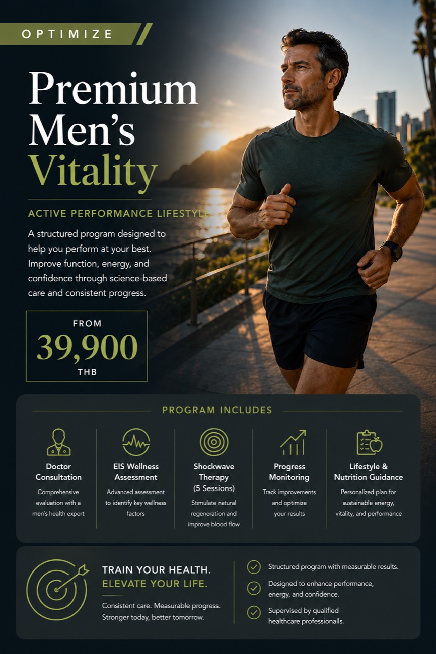 Premium Men's Vitality Program flyer