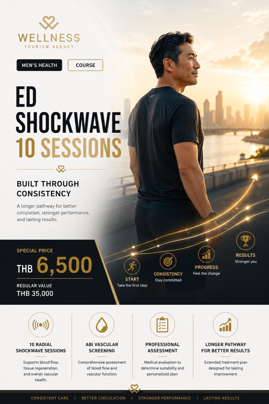 ED shockwave 10 sessions flyer