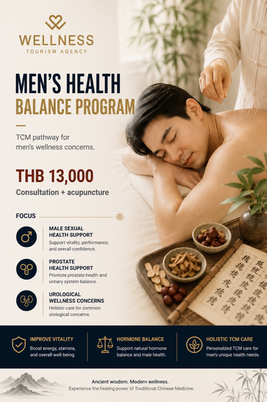 Men's Health Balance Program flyer